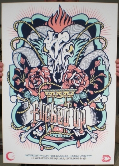Daggers For Teeth #design #graphic #screenprint #illustration #music