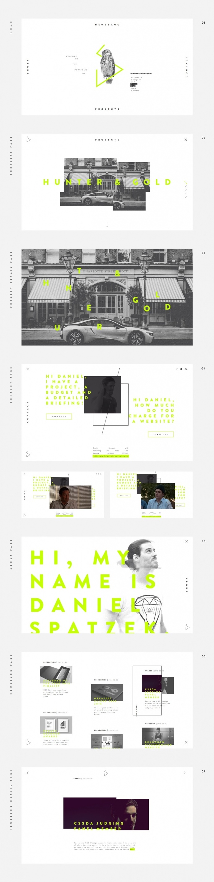 Portofolio Daniel Spatzek 2017 – Mindsparkle Mag – Portofolio Daniel Spatzek 2017 adalah situs web cantik yang dianugerahi sebagai situs hari ini untuk mi