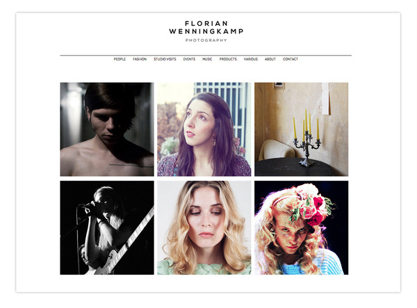 Portfolio Florian Wenningkamp Photography #photo #portfolio #website #women #photography #men #webdesign
