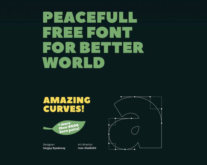 Peace Sans Free Font