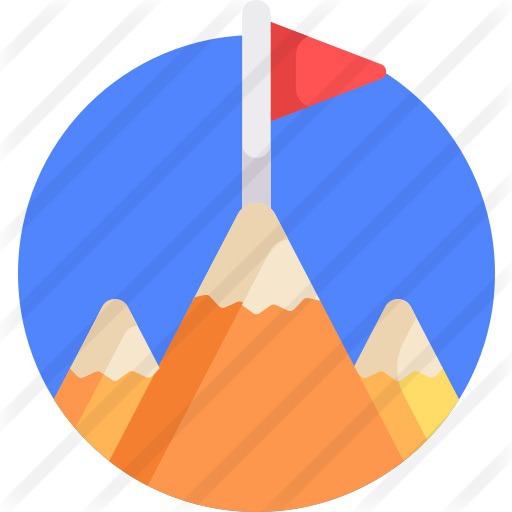 See more icon inspiration related to goal, landscape, nature and mountain on Flaticon.