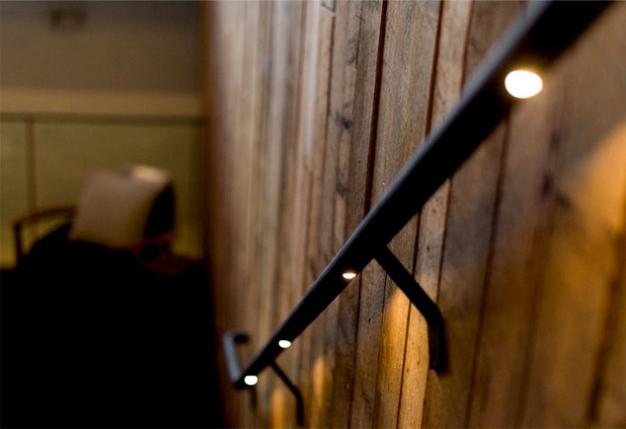 Unique and Trendy Guest House Pumphouse Point - #stairs, #staircase, #stairway, #architecture