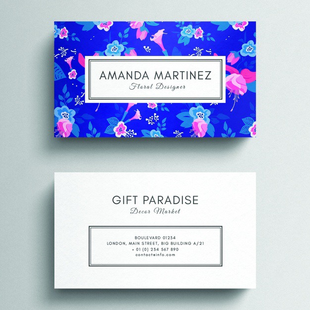 Blue floral business card mockup Premium Psd. See more inspiration related to Business card, Mockup, Business, Floral, Abstract, Card, Flowers, Template, Blue, Office, Visiting card, Presentation, Stationery, Corporate, Mock up, Company, Modern, Corporate identity, Branding, Visit card, Identity, Brand, Identity card, Presentation template, Up, Brand identity, Visit, Composition, Mock and Visiting on Freepik.