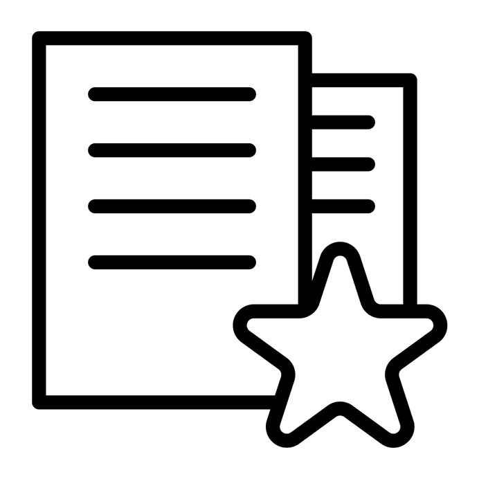 See more icon inspiration related to review, document, star, file, files and folders, edit tools, rating, archive and favorite on Flaticon.