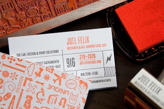 Stamped business cards - CardFaves #card #business