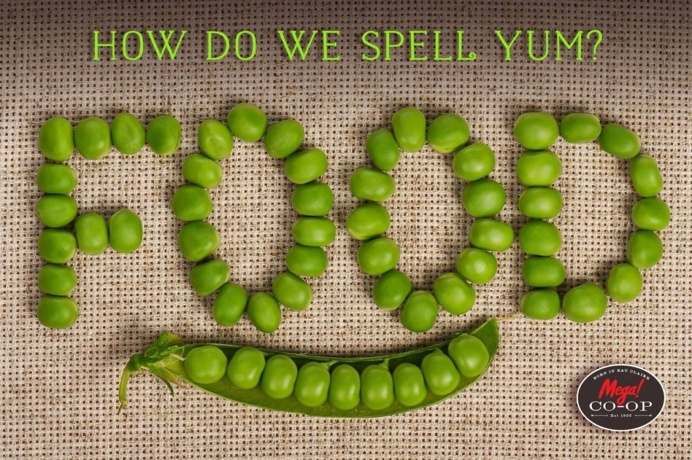 Using food as my writing instrument, I used food items to tell more story than with mere letters alone...