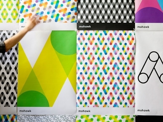 Pentagram #pattern #branding #illustration #colorful #identity #poster #paper #mohawk