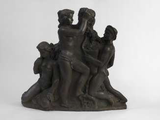 ANDRUSOV, VADIM (1895-1975) Allegory of Winter , signed and dated 1946, further with the artists studio stamp on the underside of the base.