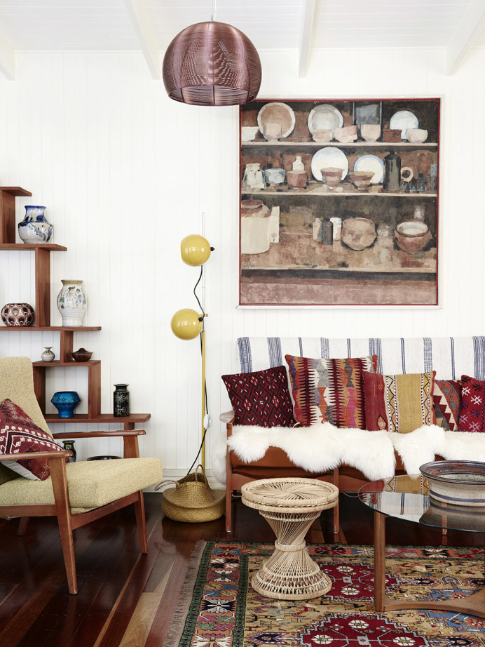 AUSTRALIAN HOMES: Rose Jensen-Holm and Dan James. Divano e poltrone