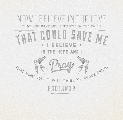 Cover Love Etcetera #badlands #type