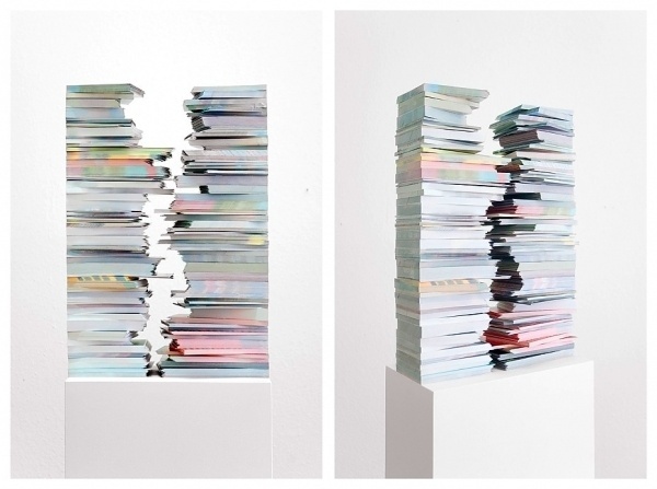 combo.jpg (929×693) #sculpture #negative #books #space #architecture