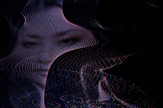 One has to arrive at a specific temperature, at which the objects... - but does it float #fragments #rgb #installation #of #onformative #digital #video #art