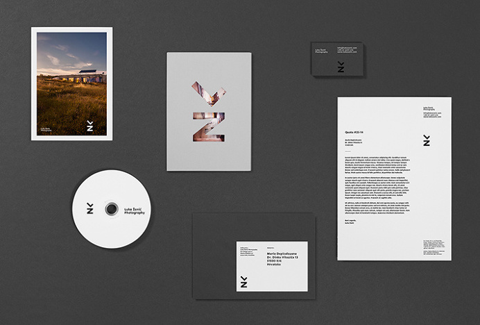 Luka Žanić Photography by Studio8585 #stationary #branding