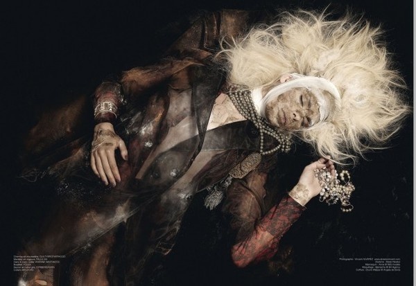 Dorian Gray character in gothic fashion #fashion #photography #gothic #art