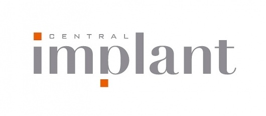 Central implant | anagraphic engish #farkas #anagraphic #dental #implant #logo #anna #typography