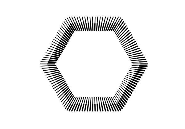Gradiate — Imageflow #hexagon #shade #lines #radial #tone #3d