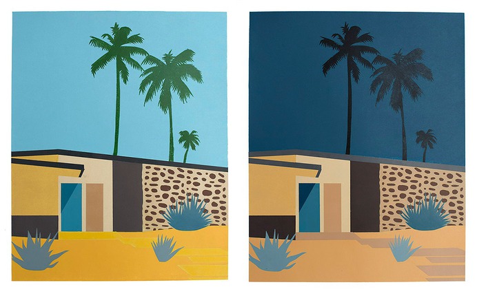 palm springs on Behance