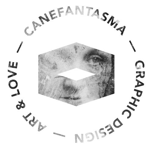 Canefantasma, logo @canefantasma, 2013 #logo #face #canefantasma #stamp