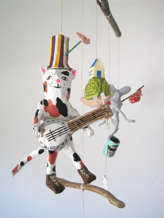 papmache #illustration #papier #characters #mache