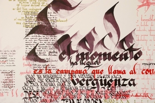 Más tamaños | Trabajos de Typo | Flickr: ¡Intercambio de fotos! #calligraphy #typography
