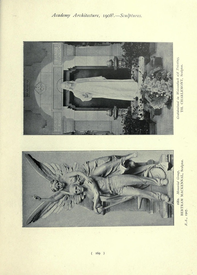 Sculptures from "Academy architecture," 1904-1908. A collection of all the sculptures published in vols. 25-34 of "Academy Architecture." : Academy architecture and architectural review : Free Download, Borrow, and Streaming : Internet Archive
