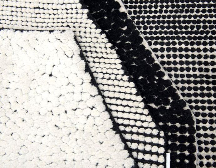 Black On White Semis Carpet by Bouroullec - InteriorZine #rugs #carpets #productdesign #design