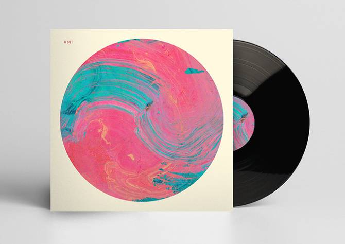 Telephobia #jack #vanzet #painting #abstract #record #music #vinyl #disc