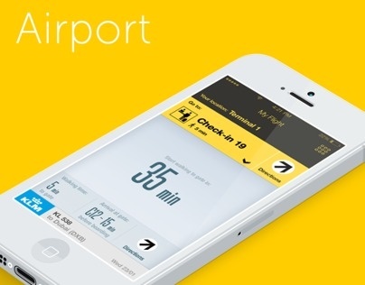 Airport #mobile #ui #typography