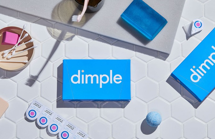 Dimple Brand Identity - Mindsparkle Mag Dari Israelstam, Founder & Creative Director of Universal Favourite created a user-centric brand identity for Dimple. #logo #packaging #identity #branding #design #color #photography #graphic #design #gallery #blog #project #mindsparkle #mag #beautiful #portfolio #designer