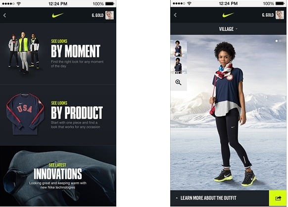 Sochi - Gear Up For Gold #nike #design #app