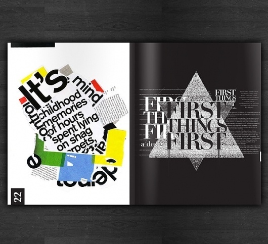 Design Manifesto on the Behance Network #manifesto #first #design #publication #type #things #typography