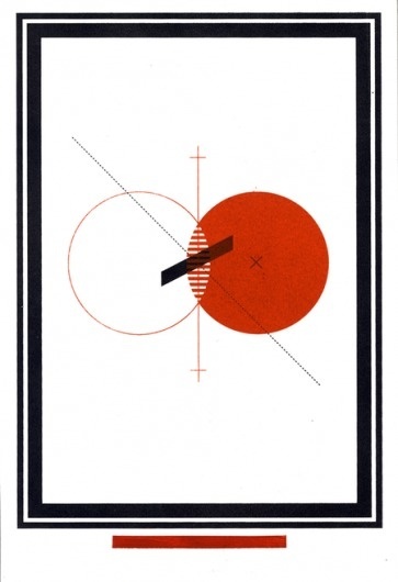 Hidden History on the Behance Network #red #design #shapes #graphic #black