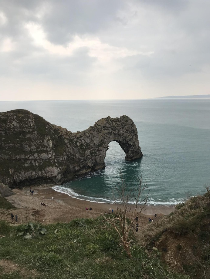 Visited Durdle Door. Truly breathtaking. It's definitely one of the most breathtaking hike I have hiked in years. About: "Durdle Door is a natural limestone arch on the Jurassic Coast near Lulworth in Dorset, England." - hippydippyhippy