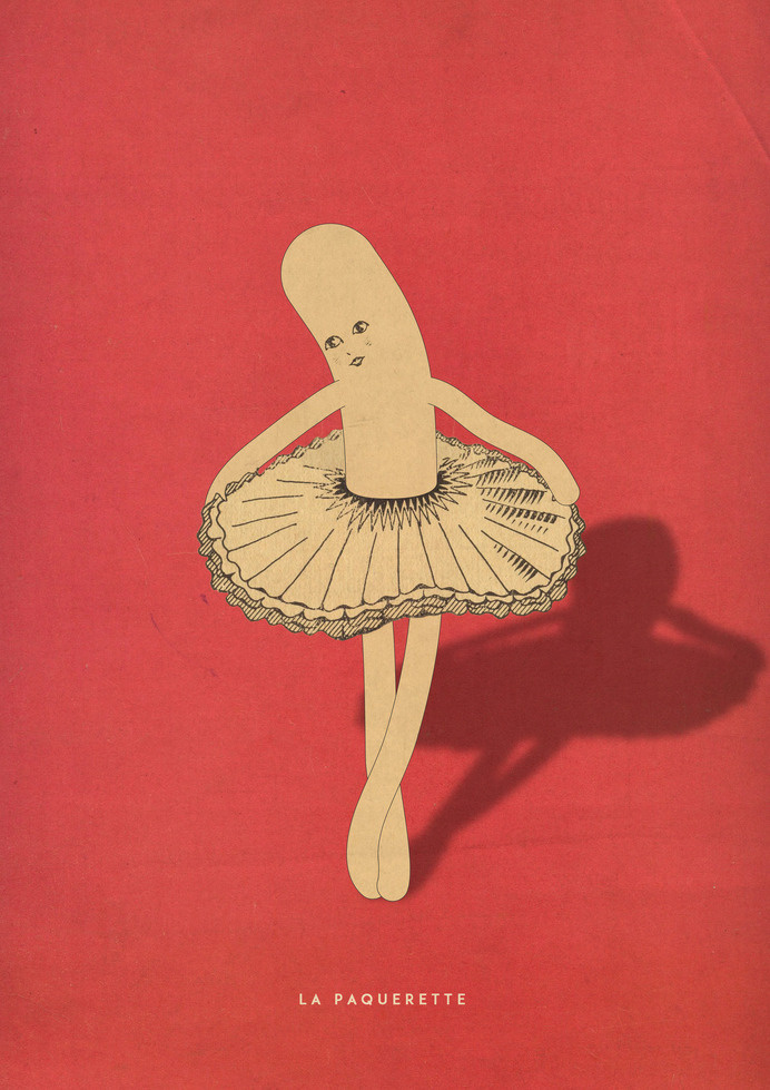 marco puccini "l a p a q u e r e t t e" Follow me: FACEBOOK INSTAGRAM #bizarre #ballet #illustration #strange #art #weird #shadow