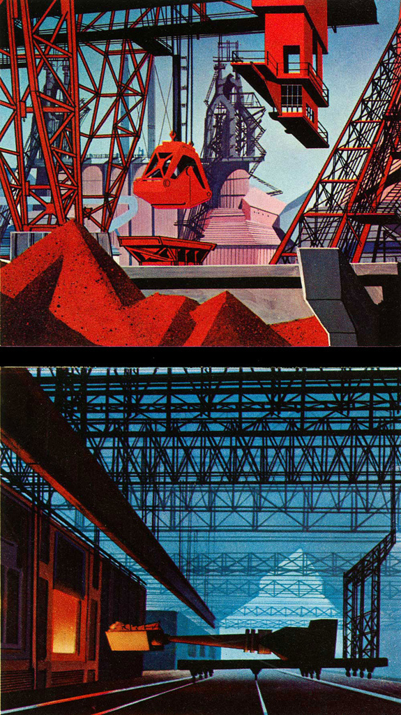 1959, Rhapsody of Steel. Industrial illustration