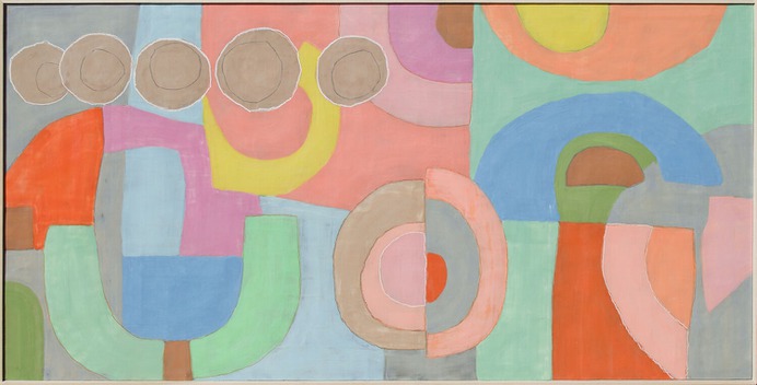Autumn Sun 37 x 73" framed $ 9,200.