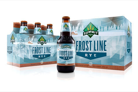 Summit Brewing Frost Line Rye #packaging #beer