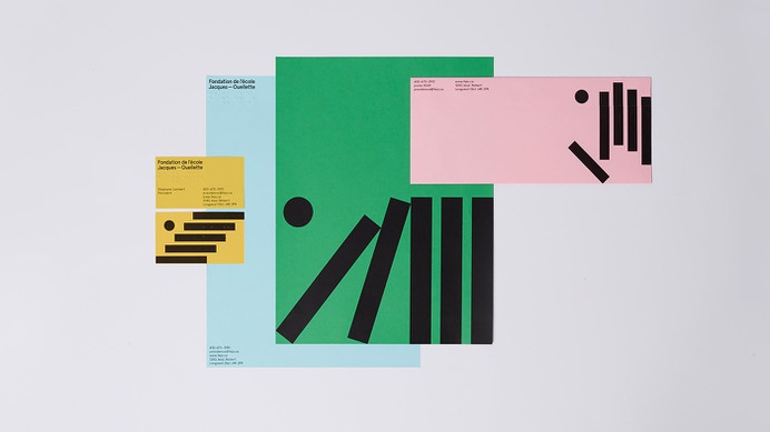 Jacques-Ouellette School Foundation's - Mindsparkle Mag Simon Langlois & Raphaëlle Brillant-Marquis achieved the branding for Jacques-Ouellette School Foundation's. #logo #packaging #identity #branding #design #color #photography #graphic #design #gallery #blog #project #mindsparkle #mag #beautiful #portfolio #designer
