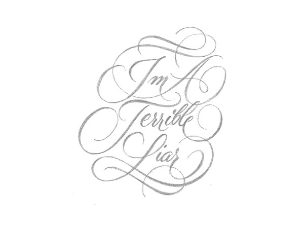 Daily Dishonesty | Terrible Liar on Behance #typography