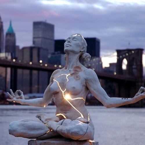 Eat Like a Whale, Curse Like a Sailor #art #new york #statue #meditation