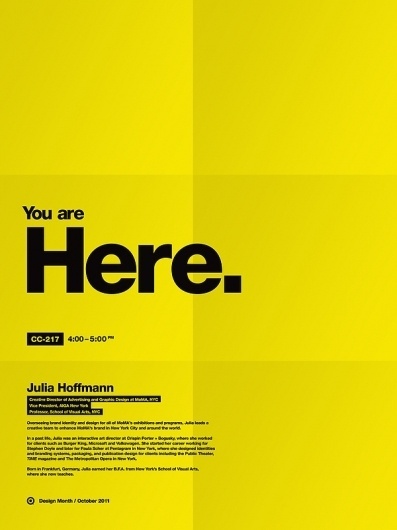 Design Month 2011 on the Behance Network #folds #modern #yellow #black #boxes #minimal #poster #gold