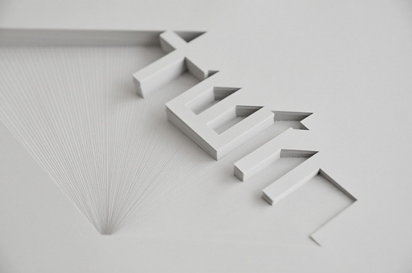 Bianca Chang // Works in Paper #paper #typography