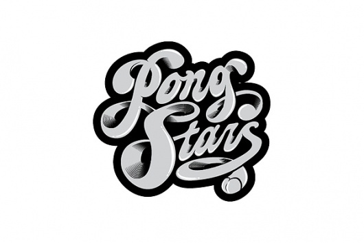 Logo Designs on the Behance Network #line #white #tennis #pong #kelava #black #stars #cock #and #logo #table