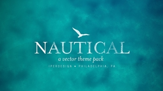 Free Vector Set « Zomg I'm Bored #vector #philadelphia #bird #blue #nautical