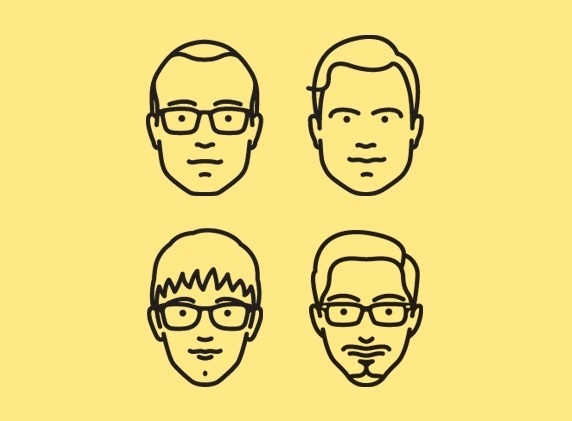 Facebook Friends #inspiration #illustration #design #character