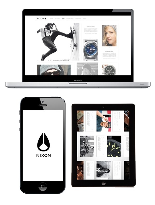 NIXON Inc // Redesign_Web #direction #behance #art #webdesign #lordzlz #web #d