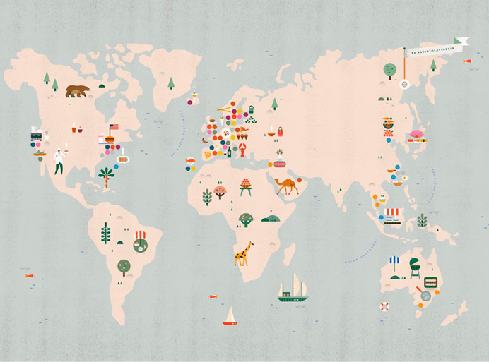 world map #nieminen #lotta