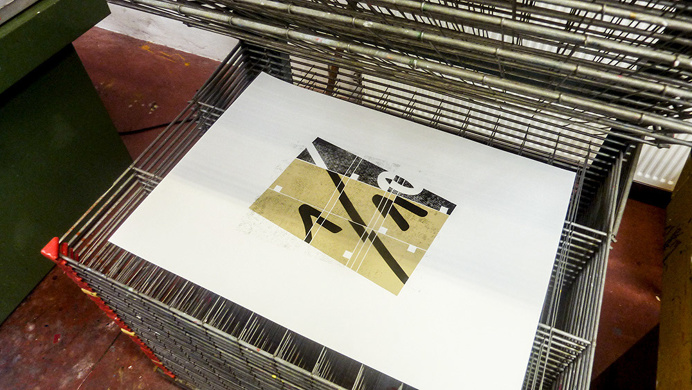 two color screenprint 1/10 in an edition of 10 - david boon