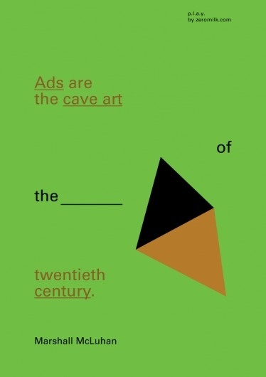 Sebastian Tudor - Art Director /Brand designer #mcluhan #design #poster