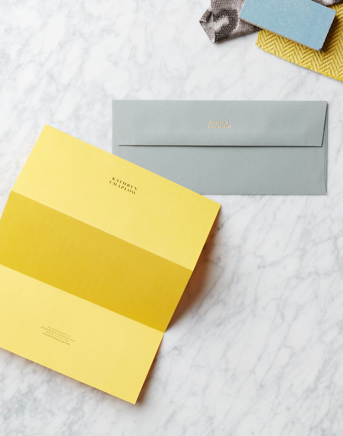 Kathryn Chaplow Branding design fashion bags mindsparkle mag designblog color colorful business card logo logotype style marble white yellow